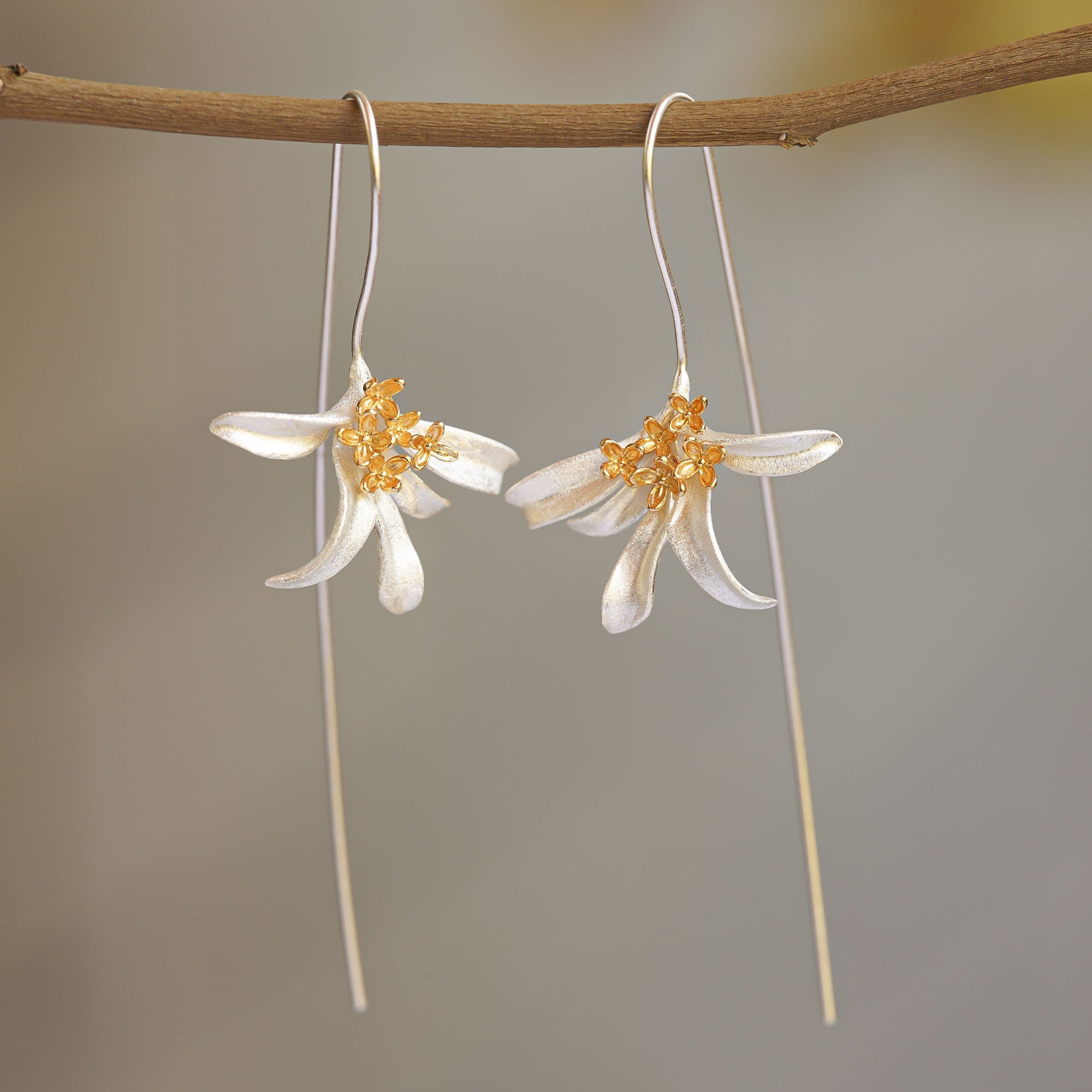 OSMANTHUS FLOWER EARRINGS