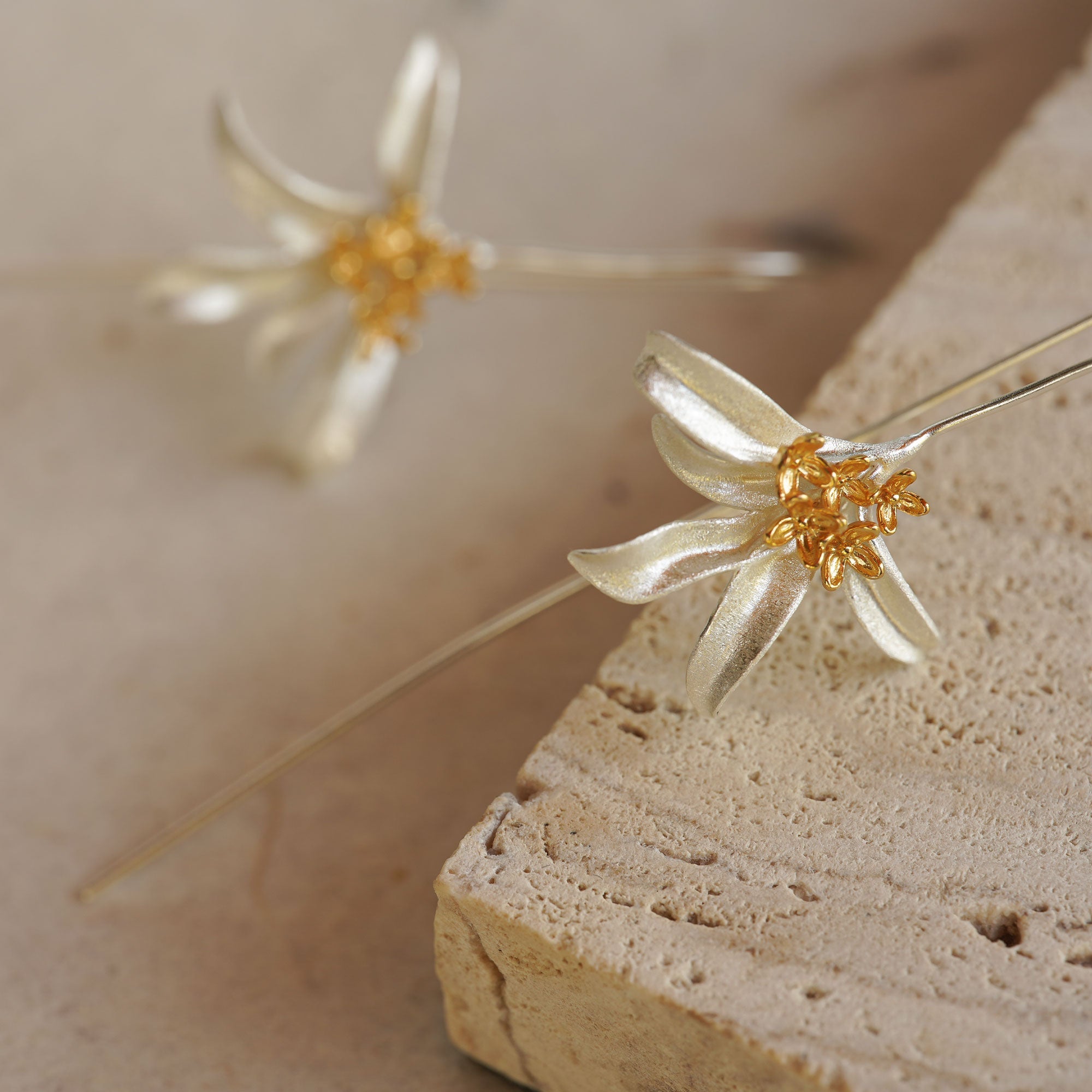 OSMANTHUS FLOWER EARRINGS