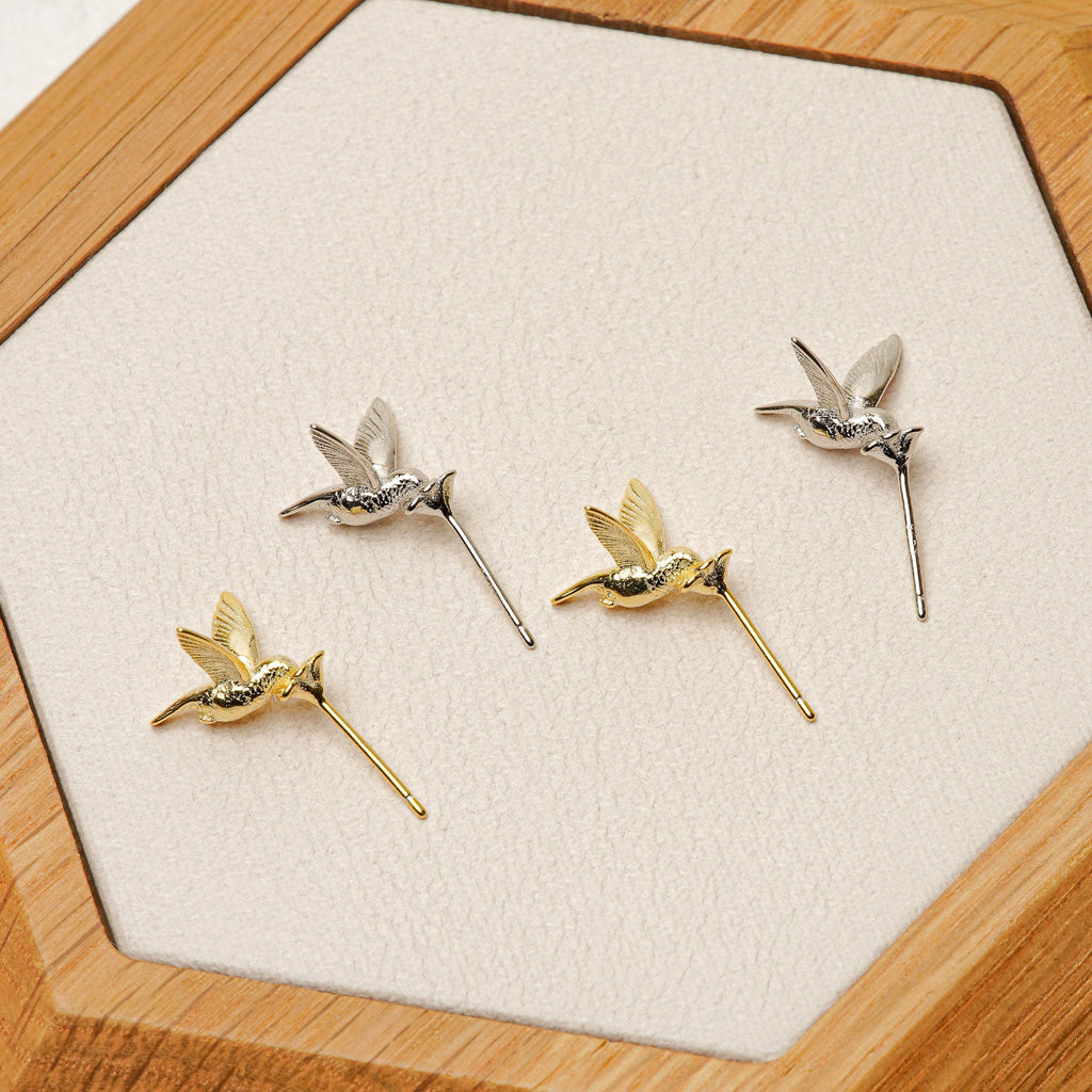 TINY HUMMINGBIRD EARRINGS