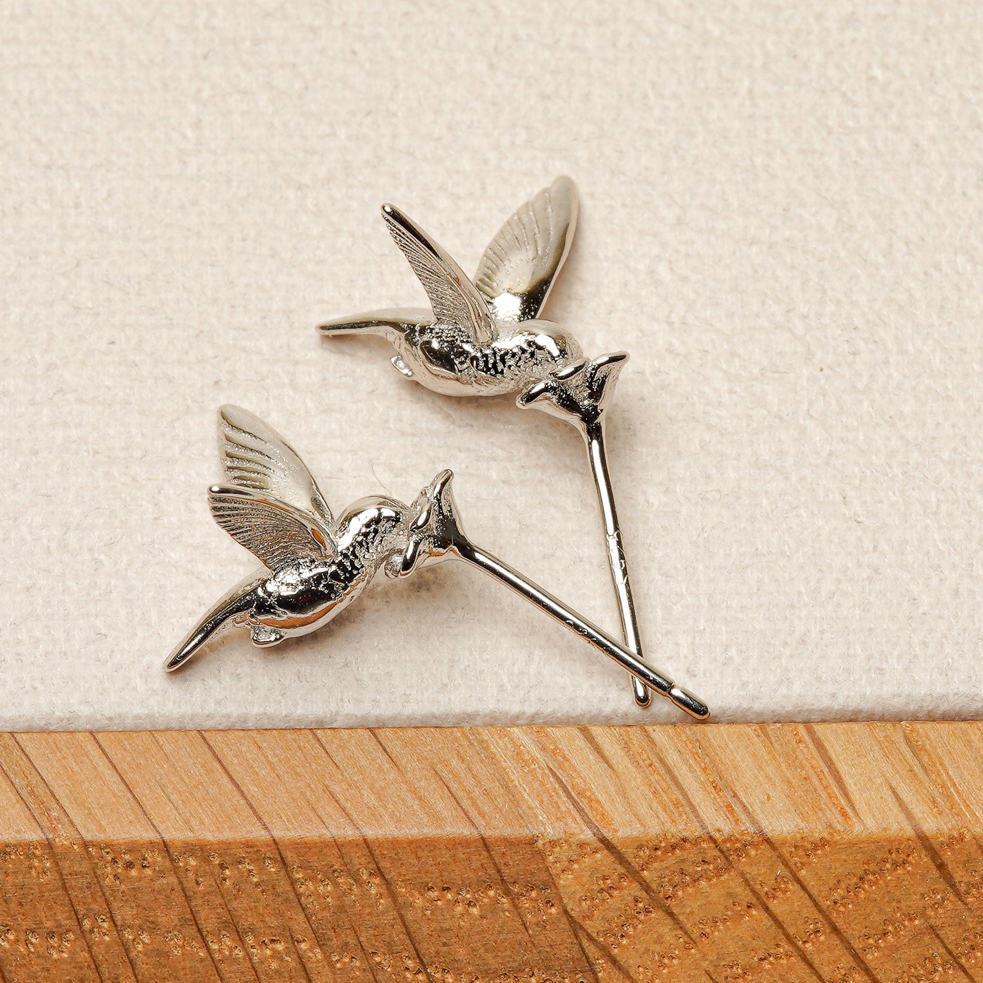 TINY HUMMINGBIRD EARRINGS