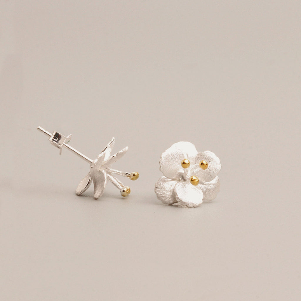 CRAB APPLE FLOWER EARRINGS