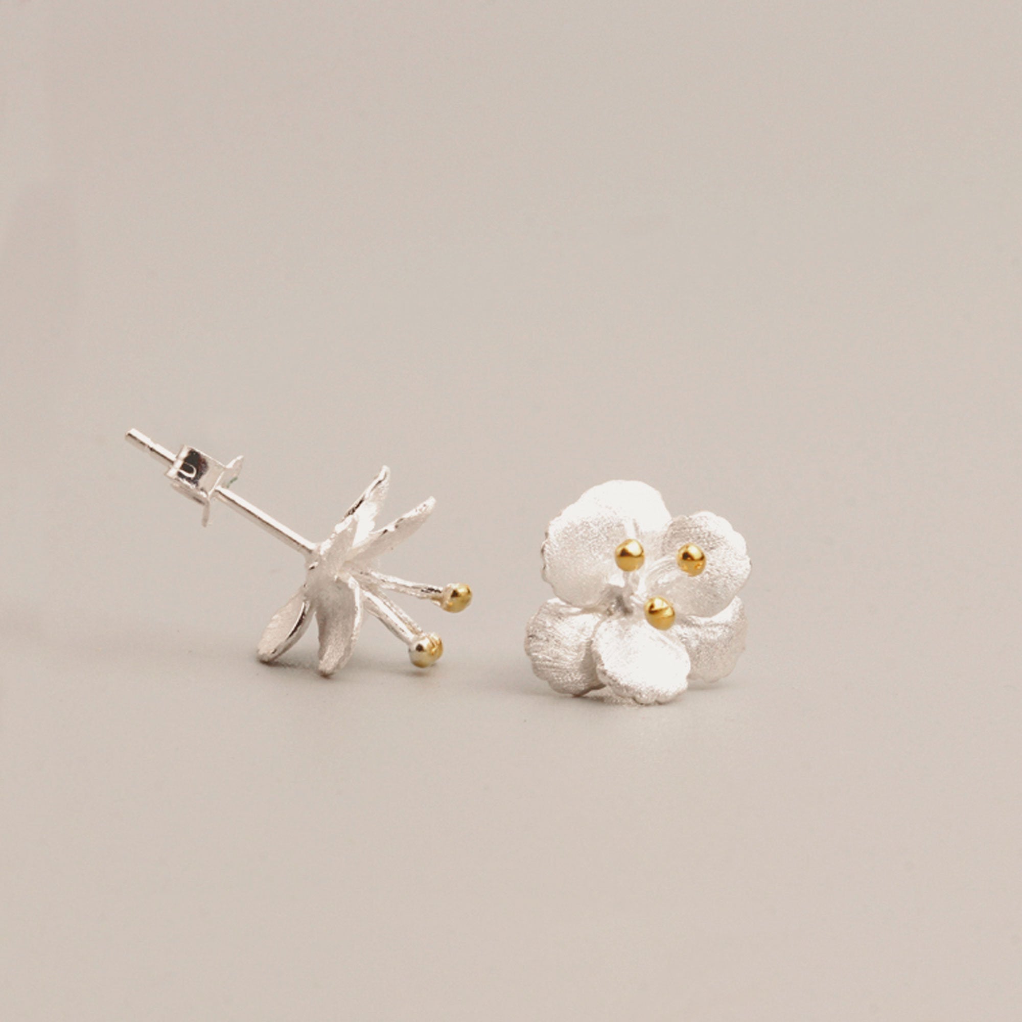 CRAB APPLE FLOWER EARRINGS