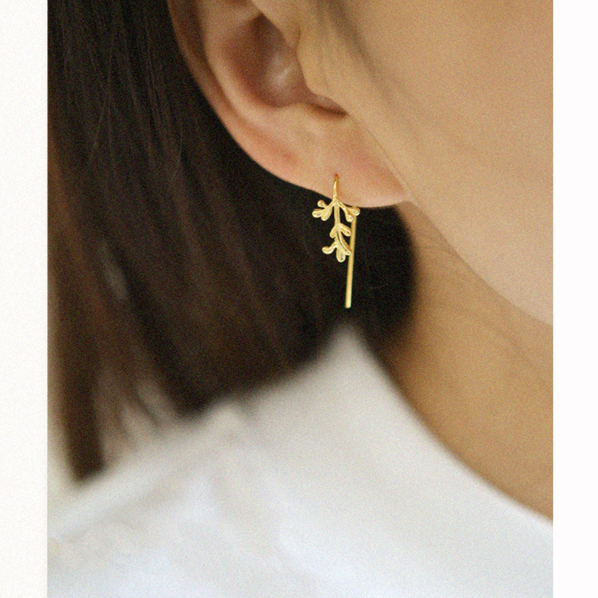 Olive Branch Earrings