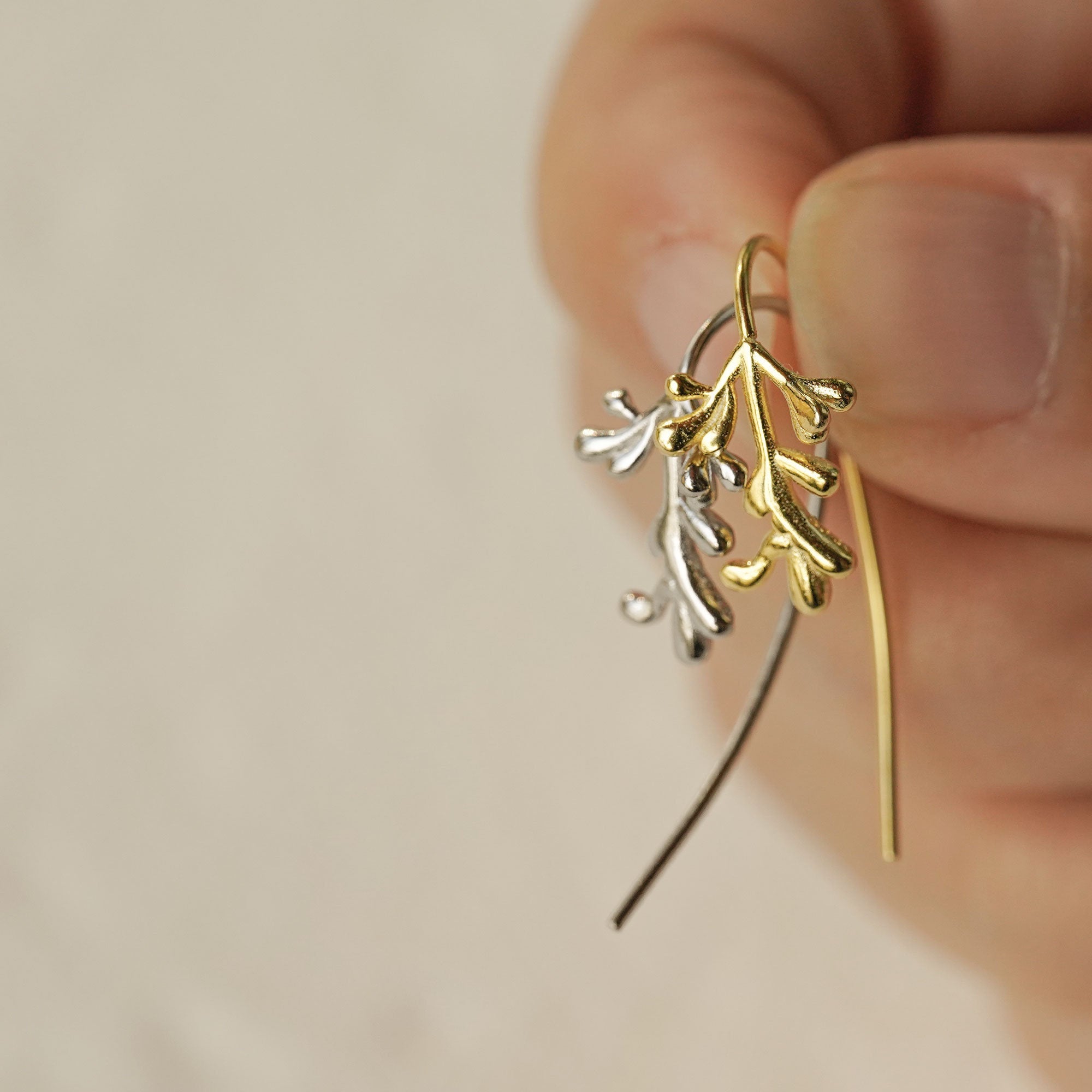 Olive Branch Earrings