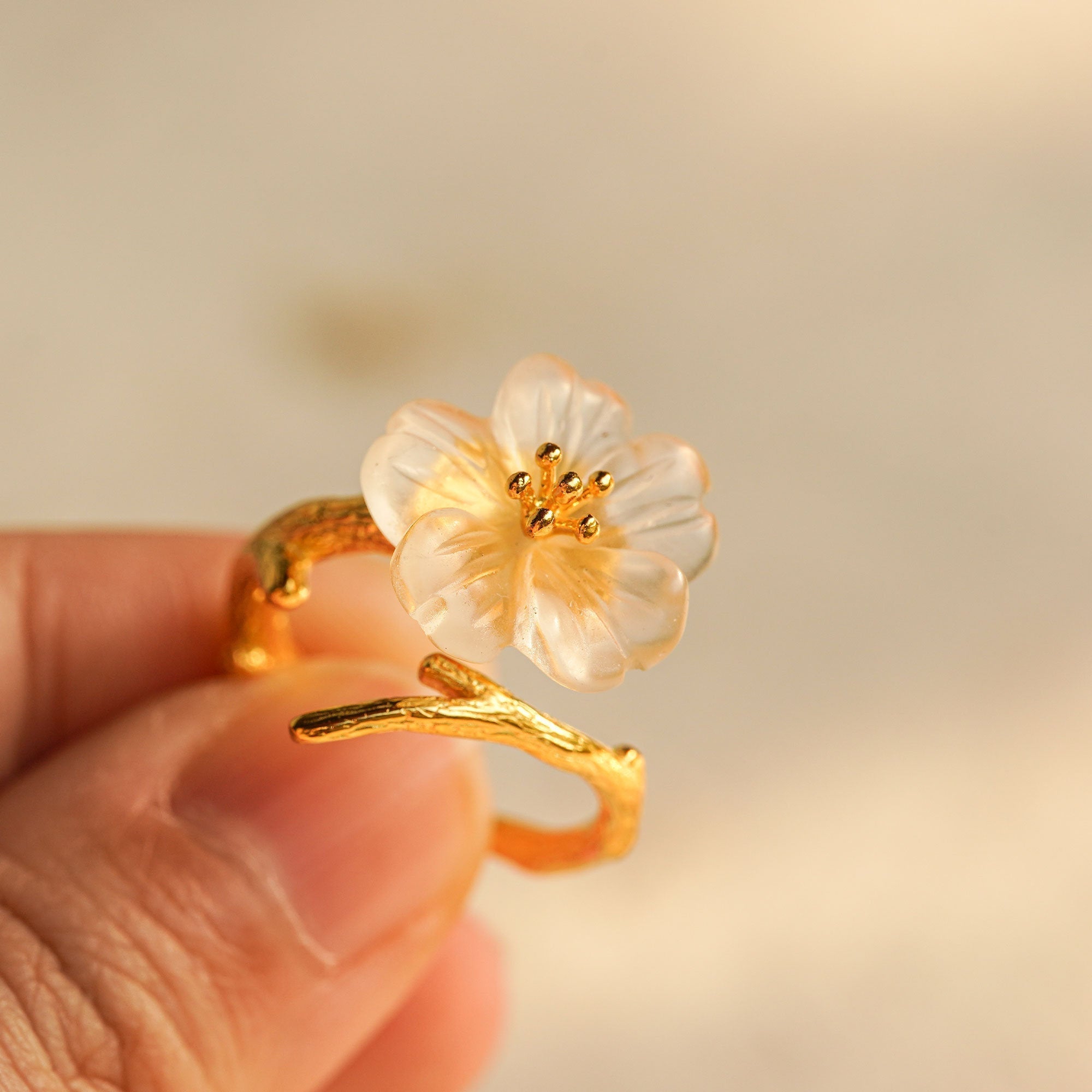 PEAR BLOSSOM RING