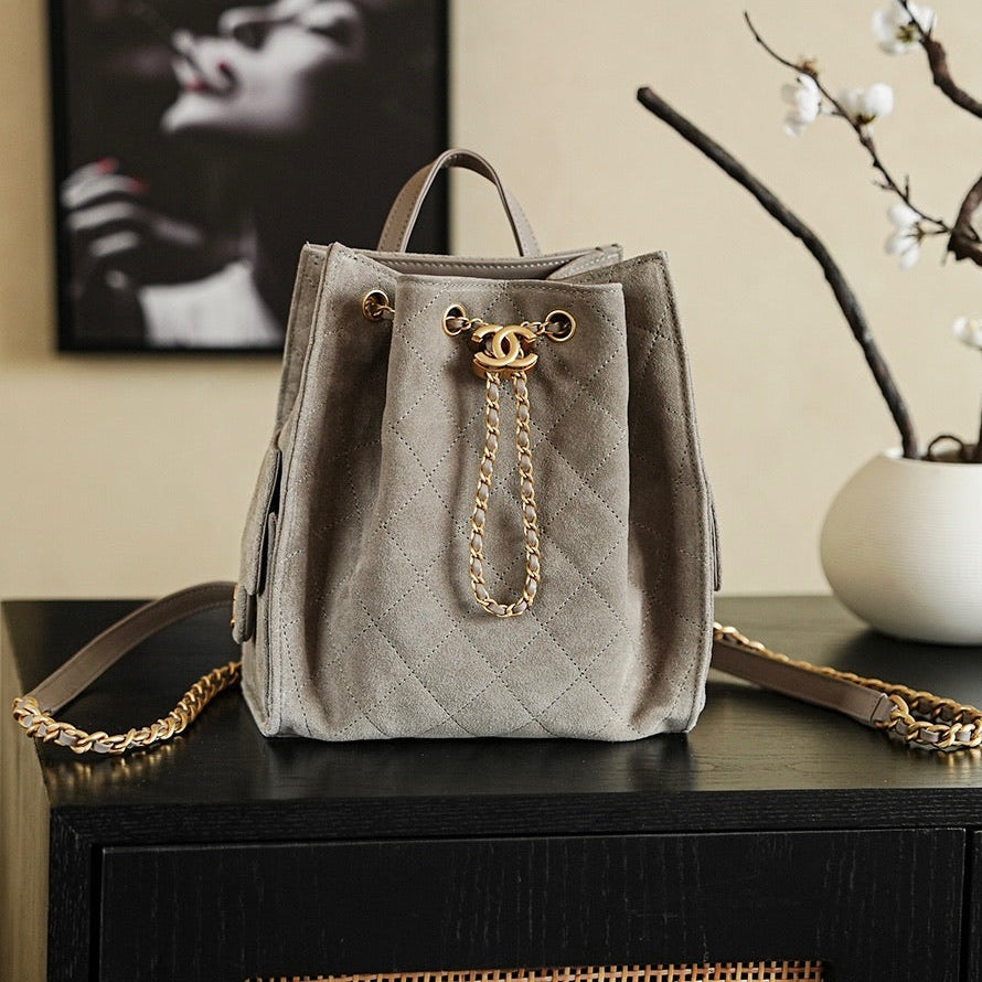 CC 2025 Backpack Matte Gray Suede 299657