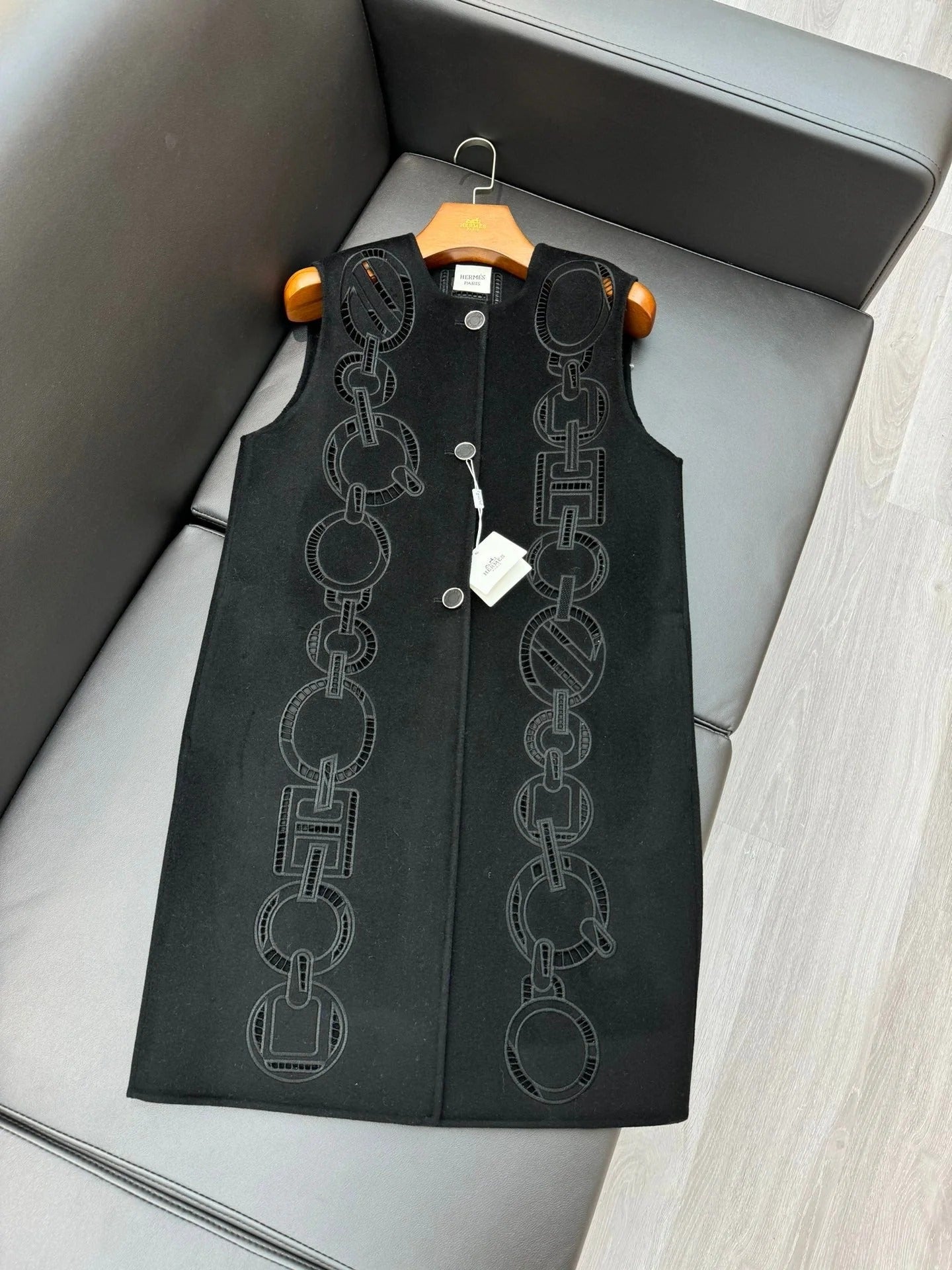 HERMES 25S LONG VEST 099