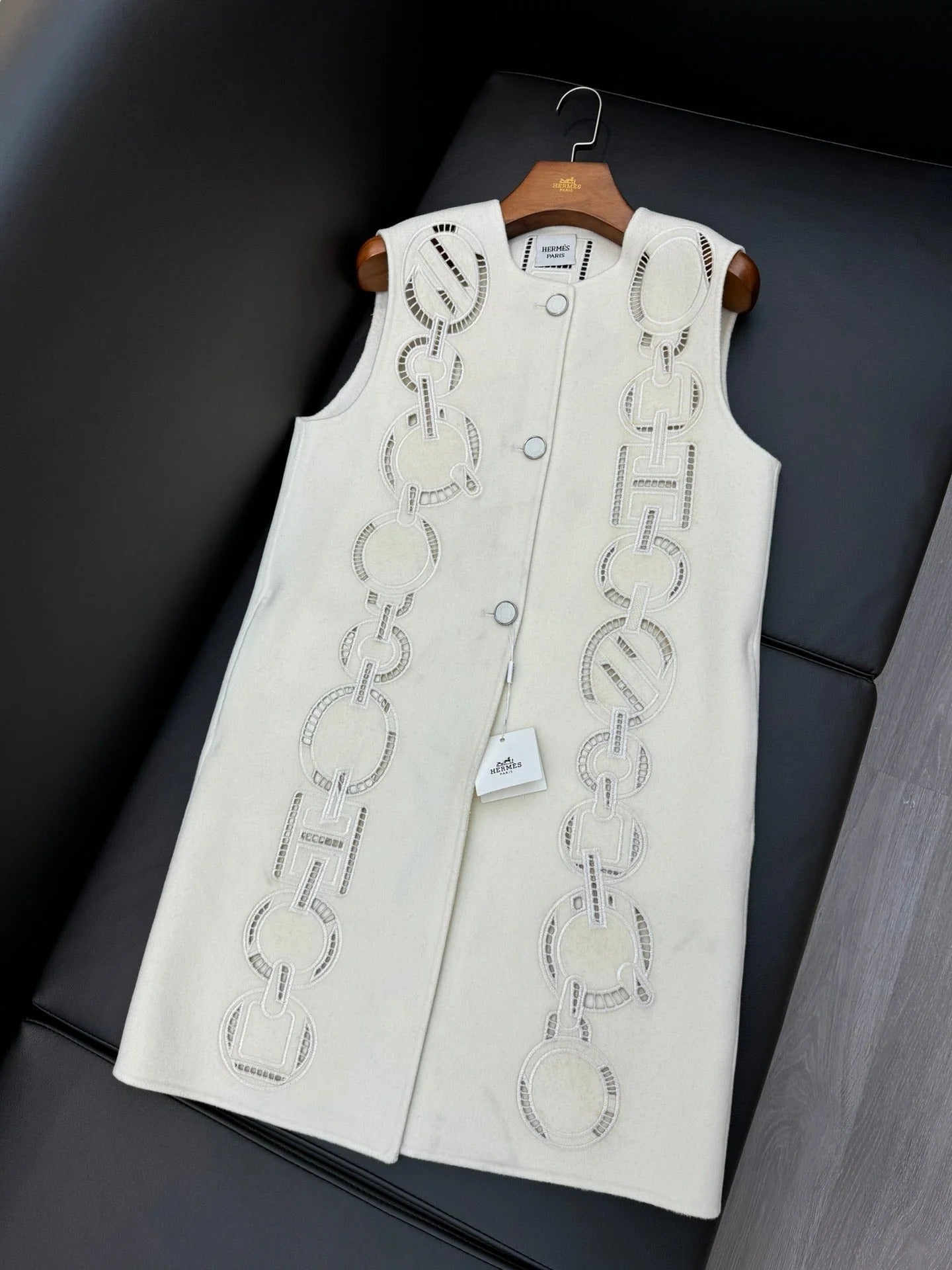 HERMES 25S LONG VEST 098