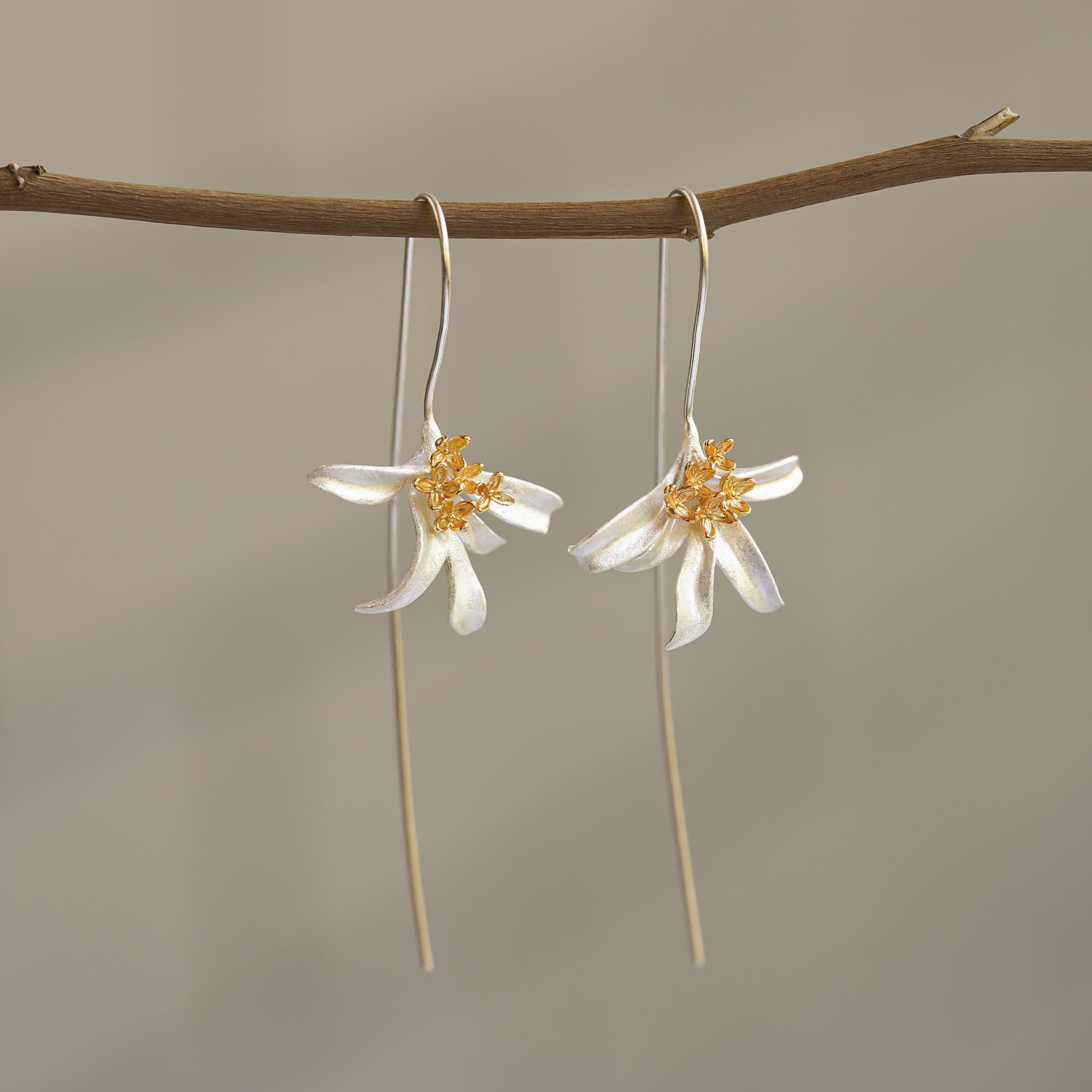 OSMANTHUS FLOWER EARRINGS